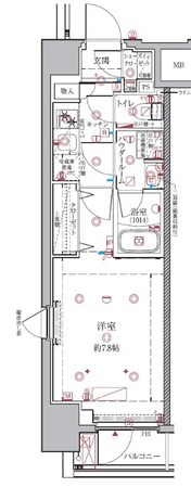 月島駅 徒歩2分 3階の物件間取画像